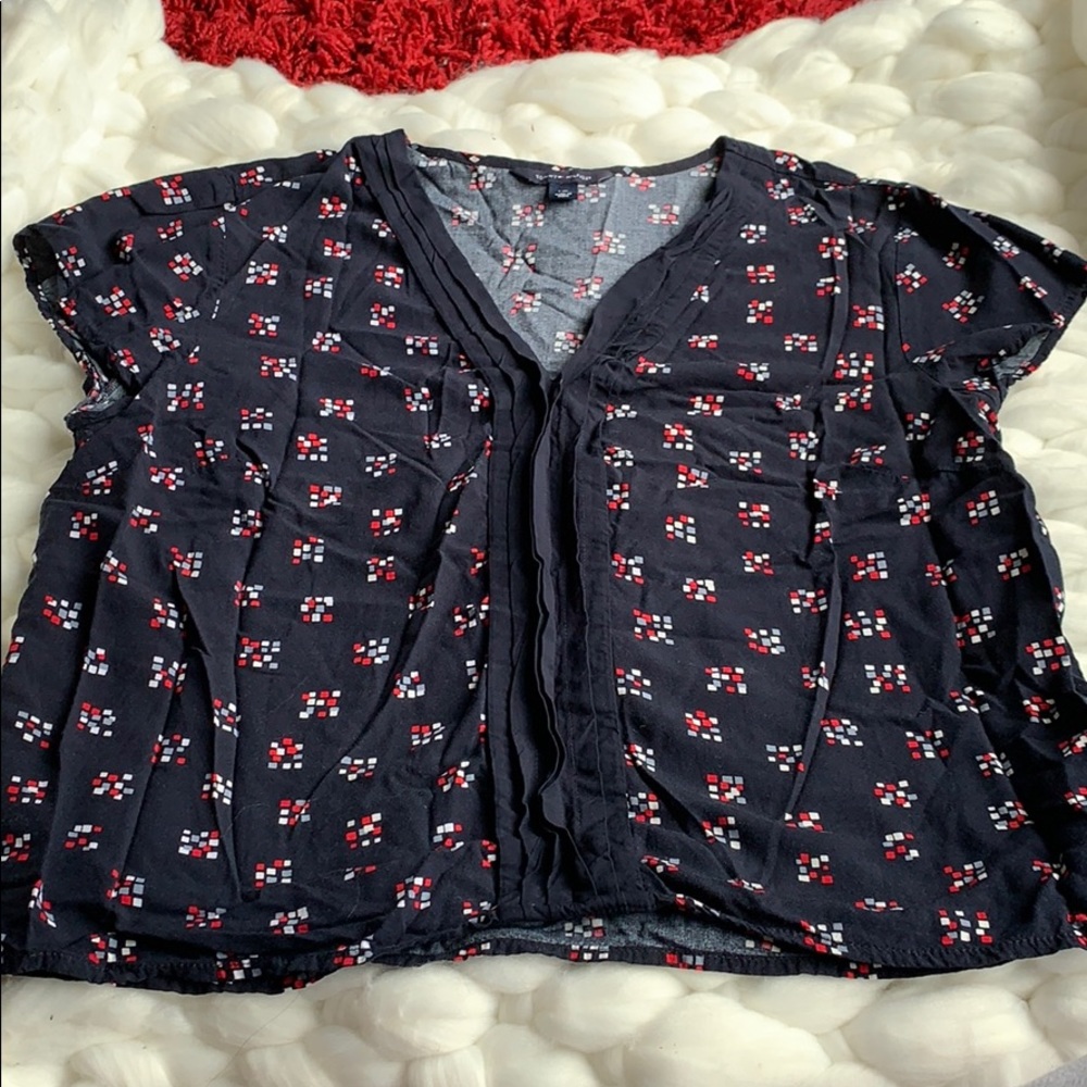 😁 TOMMY HILFIGUR short sleeve blouse Small